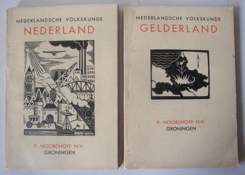 Nederlandsche volkskunde Nederland en Gelderland P. Noordhof, Boeken, Geschiedenis | Stad en Regio, Zo goed als nieuw, 19e eeuw