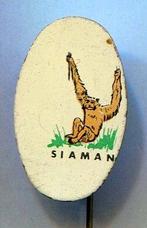 Siamang  AAP blik misdruk speldje ( L_092 ), Verzenden, Zo goed als nieuw, Transport, Speldje of Pin