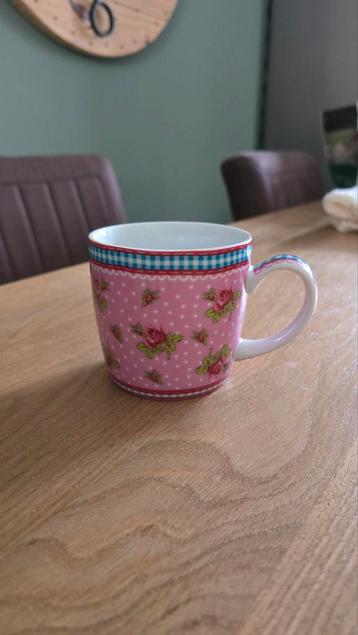 PIP Studio Roze Kopje met Bloemen - NIEUW! beschikbaar voor biedingen