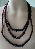 Antieke 3 dubbele Granaat Ketting, Ophalen of Verzenden, Overige materialen, Ketting
