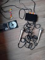 Karaoke set,  cd en 2 x microfoon., Ophalen of Verzenden, Zo goed als nieuw