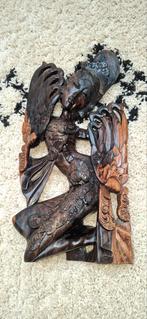 Aziatisch Houten Beeld - 60cm, Antiek en Kunst, Ophalen of Verzenden