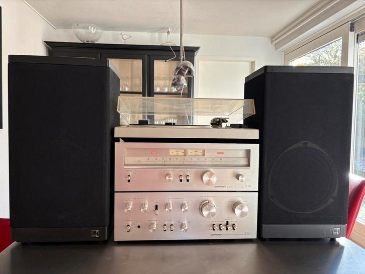 Pioneer SA 7500 + TX 7500 + PL 200 + 4x Keff speakers 303 II, Audio, Tv en Foto, Versterkers en Receivers, Zo goed als nieuw, Stereo