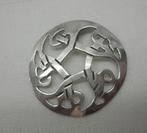 Zilveren vintage hanger Keltische knoop nr.1248, Verzenden, Zo goed als nieuw, Kruis of Symbool, Zilver