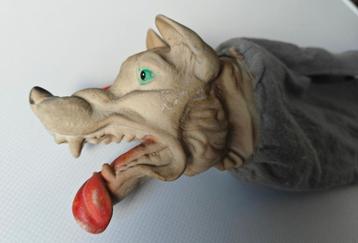 7 poppenkastpoppen: Roodkapje Wolf Oma Agent Koning Clown beschikbaar voor biedingen