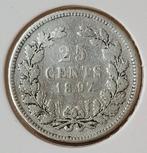 25 cent 1897, Postzegels en Munten, Munten | Nederland, Zilver, 25 cent, Ophalen of Verzenden, Koningin Wilhelmina