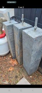 betonpoeren hard houten palen en balken  4m, Tuin en Terras, Overkappingen, Ophalen, Nieuw