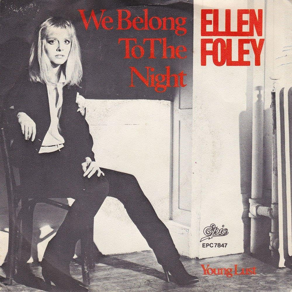 Ellen Foley - We Belong To The Night 7", 7 inch, Single, Ophalen of Verzenden, Zo goed als nieuw