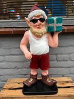 Grappige Kerst Tuinkabouter met Cadeau, Ophalen, Gebruikt, ., .
