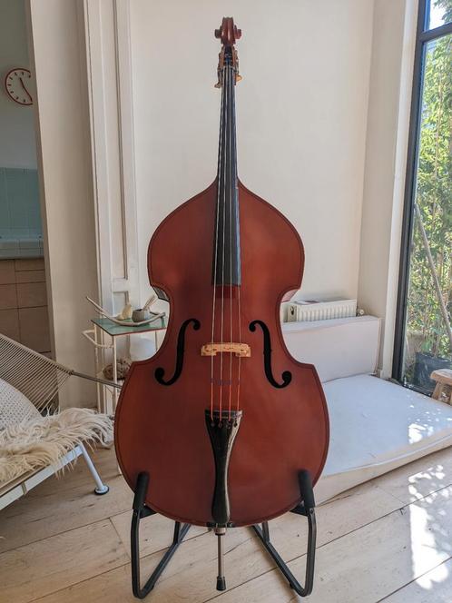 Contrabas 3/4  |  Double Bass 3/4, Muziek en Instrumenten, Strijkinstrumenten | Contrabassen, Gebruikt, 3/4-contrabas, Met koffer