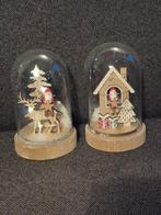 2 Kerst kleine stolpen met verlichting, Ophalen, Zo goed als nieuw