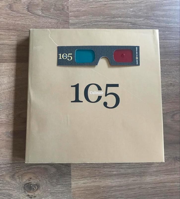 105 Culinair Kookboek + 3D Bril, Boeken, Kookboeken, Zo goed als nieuw, Voorgerechten en Soepen, Overige gebieden, Gezond koken