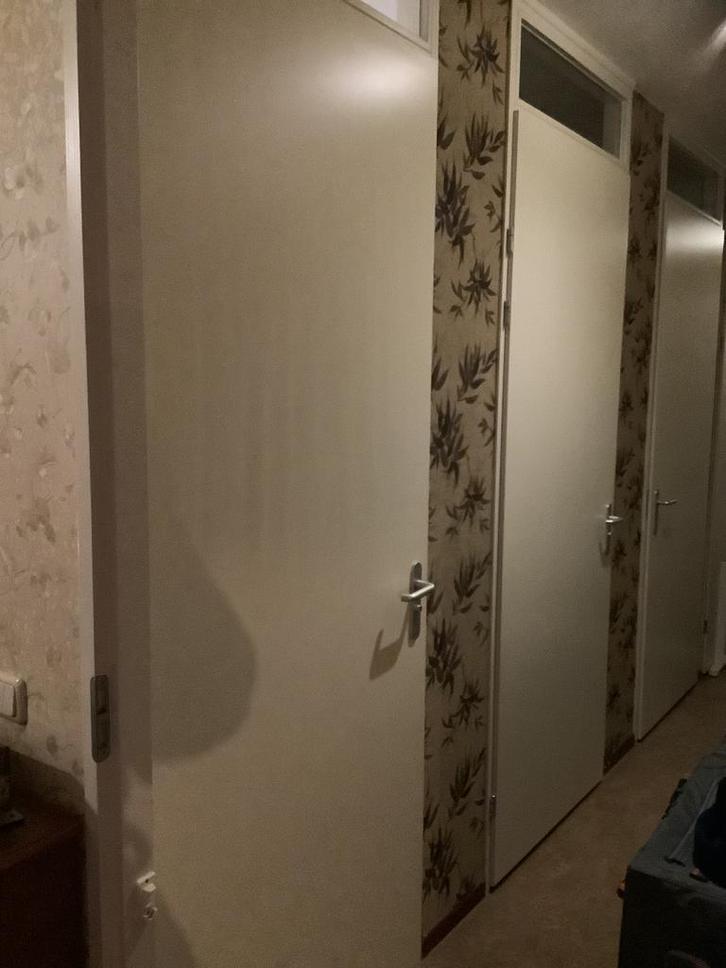 Deuren Berkvens 6 stuks (93 cm bij 230 cm) gebroken wit, Doe-het-zelf en Verbouw, Deuren en Horren, Zo goed als nieuw, Binnendeur