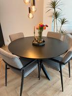 Eettafel met stoelen erbij., Huis en Inrichting, Tafels | Eettafels, Ophalen, 100 tot 150 cm, 50 tot 100 cm, Zo goed als nieuw