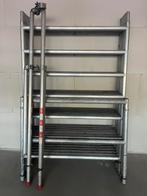 Aluminium Klus rolsteiger met fiberdeck plateau, Doe-het-zelf en Verbouw, Steigers, Ophalen of Verzenden, Zo goed als nieuw, Rolsteiger of Kamersteiger