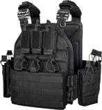 Yakeda Black 'battle ready' quick release plate carrier, Ophalen of Verzenden, Landmacht, Nederland, Overige typen