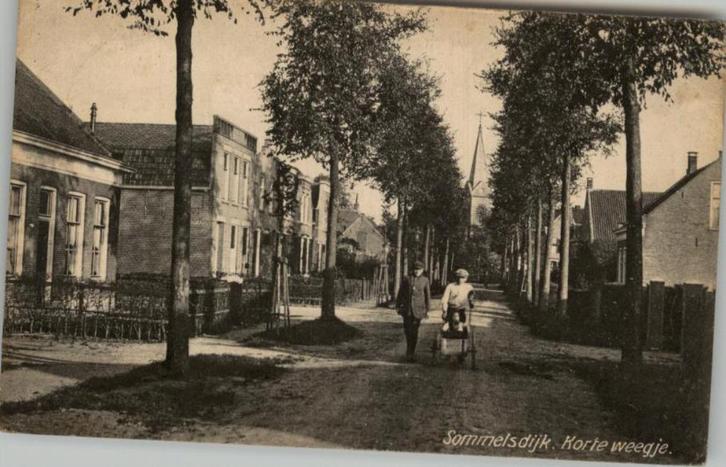 Sommelsdijk Kerte weegje st 1931, Verzamelen, Ansichtkaarten | Nederland, Gelopen, Zuid-Holland, 1920 tot 1940, Verzenden