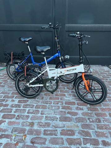 2 Lacros Elektrische Vouwfietsen (S200 Scamper&T300 Trotter beschikbaar voor biedingen