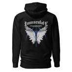 Immaculate Hoodie - Engelenvleugel Print - Zwart, Verzenden, Zo goed als nieuw, Overige maten, Zwart