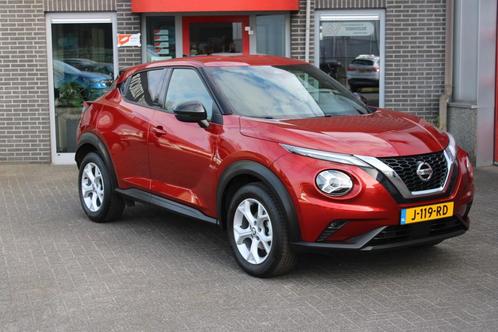 Nissan Juke 1.0 DIG-T N-Connecta Clima/Camera/Apple Andriod, Auto's, Nissan, Bedrijf, Te koop, Juke, ABS, Achteruitrijcamera, Airbags