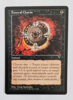 Funeral Charm Visions MTG Near Mint, Ophalen of Verzenden, Zo goed als nieuw, Losse kaart