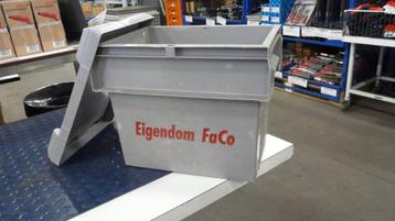 Stapelbak met deksel grijs 400 x 300 x 320 mm beschikbaar voor biedingen