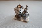 Zilver Miniatuur Vrouw Baby Wieg, Antiek en Kunst, Ophalen of Verzenden, Zilver
