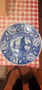 Delfts blauw wandbord, Ophalen of Verzenden