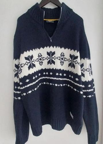 NZA Half-zip trui Josiah NZA donkerblauw print maat XXL ZGAN beschikbaar voor biedingen