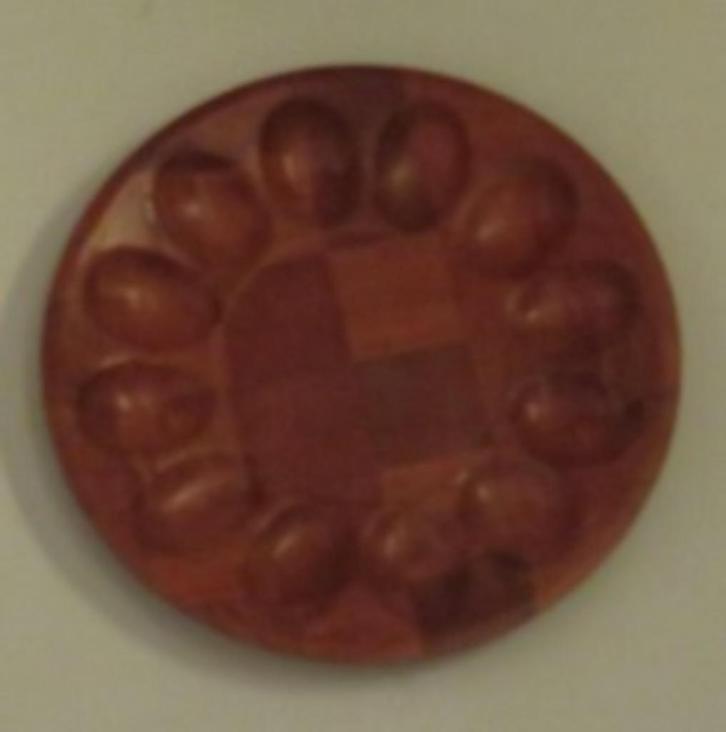 Eierbord voor 12 eieren 133820, Huis en Inrichting, Keuken | Servies, Gebruikt, Schaal of Schalen, Overige stijlen, Overige materialen