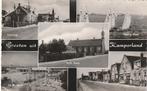 KAMPERLAND Veerweg De Banjaard Kerk Veerse Meer Groeten, Verzamelen, Ansichtkaarten | Nederland, Verzenden, 1960 tot 1980, Gelopen