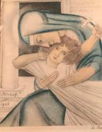 Kleine fraaie druk van Toorop “Terugvinding” 1925, Ophalen of Verzenden