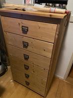 ladenkast vurenhout, Ophalen, Gebruikt, 5 laden of meer, 100 tot 150 cm