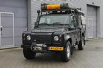 Land Rover Defender 2.4 TD 130" S Crew Cab I Daktent I Airco, Auto's, Stof, Gebruikt, Zwart, 4 cilinders