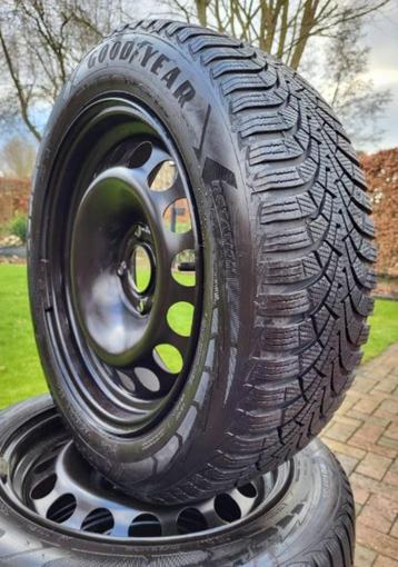 4 Winterbanden 6mm op 4x108 15 inch velgen Peugeot Citroen beschikbaar voor biedingen