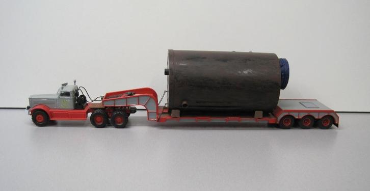 Code 3 Sunter Bros GB Diamond Trailer Dieplader met lading, Hobby en Vrije tijd, Modelauto's | 1:50, Zo goed als nieuw, Bus of Vrachtwagen