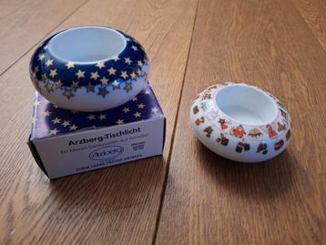 2 Arzberg Sfeerlichtjes - Waxinelichthouders beschikbaar voor biedingen