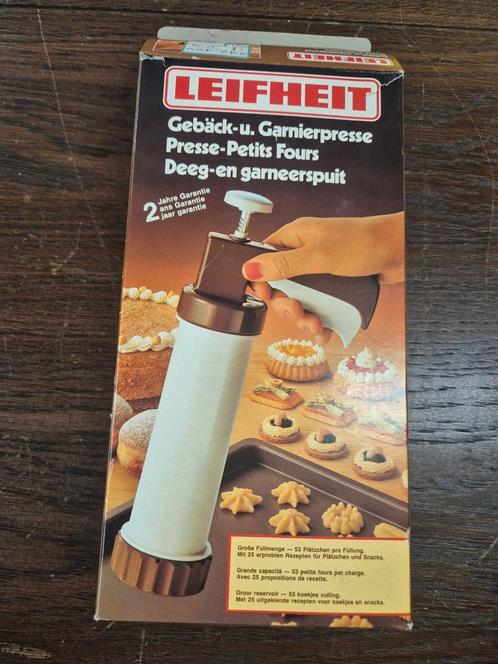 Leifheit Koekjespers / Gebäckspuit - Nieuw in doos, Huis en Inrichting, Keuken | Keukenbenodigdheden, Nieuw, Ophalen of Verzenden