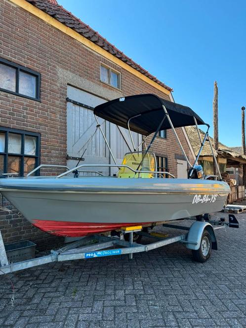 Terhi 4100 consoleboot met Johnson 25pk – vaarklare set!, Watersport en Boten, Vis- en Consoleboten, 10 tot 30 pk, 3 tot 6 meter