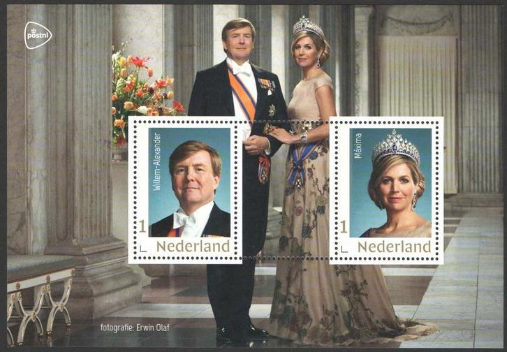 Postzegels Koning Willem Alexander en Koningin Maxima, Postzegels en Munten, Postzegels | Nederland, Postfris, Na 1940, Ophalen of Verzenden