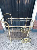 Hollywood Regency Bartafel/Serveerwagen Goud, Ophalen