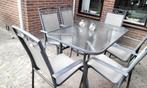 Tuinset, Tuin en Terras, Ophalen, Gebruikt, 6 zitplaatsen, Aluminium