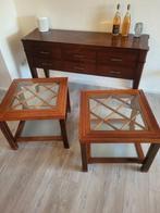 Jan Frantzen Bijzettafel, Huis en Inrichting, Tafels | Bijzettafels, Gebruikt, Vierkant, 55 tot 75 cm, Art Deco