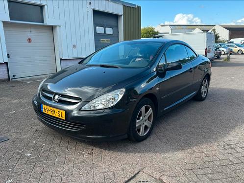 Peugeot 307 2.0 16V CC 2005 Zwart, Auto's, Peugeot, Bedrijf, Benzine, D, Cabriolet, Handgeschakeld, Origineel Nederlands, Zwart