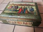 Brocante: Groot Blik / TROMMEL / Opbergblik, Antiek en Kunst, Ophalen of Verzenden