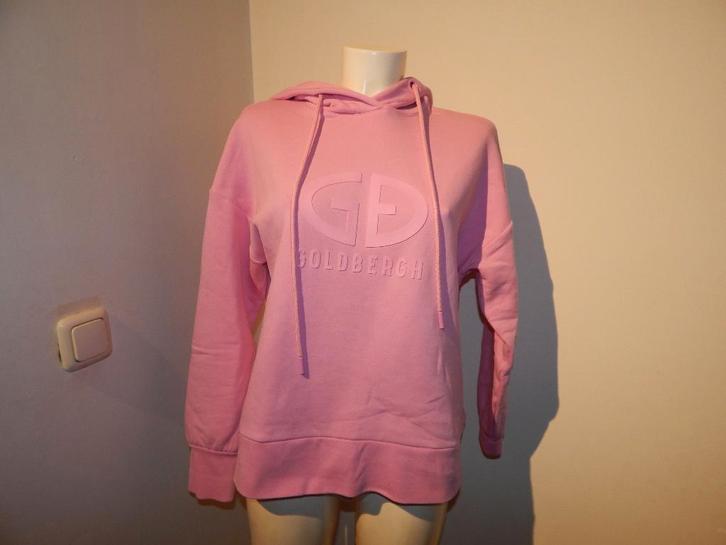 Goldbergh roze hoody merk druk voorkant Als Nieuw M, Kleding | Dames, Truien en Vesten, Zo goed als nieuw, Maat 38/40 (M), Roze