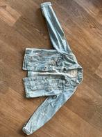 Jean veste with painting dots, Ophalen, Zo goed als nieuw