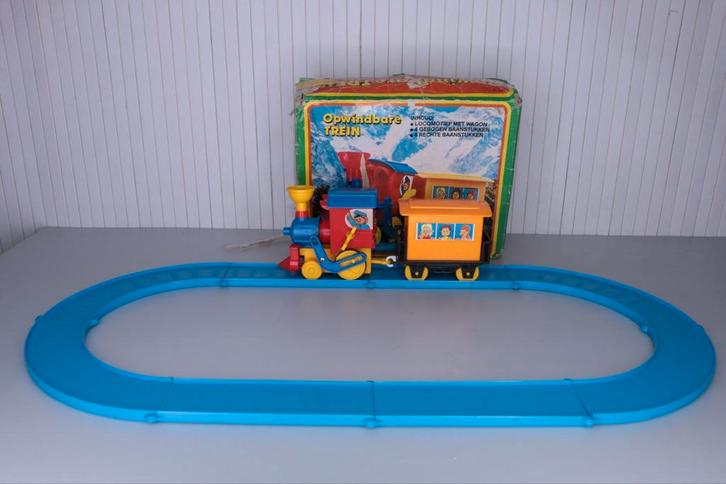 Vintage Hema Jimson opwindbare trein uit de jaren 60 kerst, Kinderen en Baby's, Speelgoed | Speelgoedvoertuigen, Zo goed als nieuw