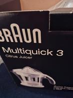 Braun Multiquick 3 Citruspers - Nieuw in Doos, Ophalen of Verzenden, Nieuw, Elektrisch, Citruspers