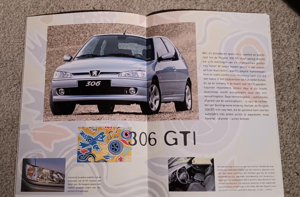 Peugeot 306 brochure, laatste facelift, Verzenden, Peugeot
